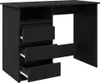 vidaXL Schreibtisch Schwarz 102x50x75 cm Holzwerkstoff Produktbild-Vorschau 5