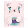 Plüsch-Tagebuch/Notizbuch rosa Katze, liniert A5 Produktbild-Vorschau 2