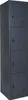 A tall, dark gray metal locker with five compartments, each with a lock and ventilation slots. Produktbild-Vorschau
