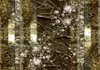Vlies Fototapete 400x280 cm Tapeten Wandtapete XXL gold Produktbild-Vorschau 2