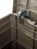TOOMAX Záhradný úložný box WOODYS, objem 90 l, hnedý Náhľad obrázku produktu 4