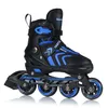 A single inline skate is shown against a white background. Voir les images du produit