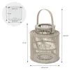 ECD Germany Bambusová lucerna, výška 40,5 cm, v barvě Náhled obrázku produktu 6