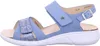 Finn Comfort Nadi Blau Damen Sandale Wechselfußbett Leder Produktbild-Vorschau 2
