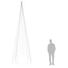 vidaXL Albero di Natale a LED per pennone Bianco caldo 732 Anteprima dell’immagine prodotto 14