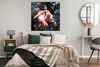 MuchoWow® Poster Pflanzen - Flamingo - Dschungel 100x100 cm Produktbild-Vorschau 4
