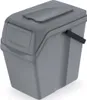 Prosperplast Mülltrenner SORTIERBOX einzeln Grau Produktbild-Vorschau 3