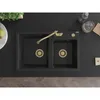 Mexen Tomas 2-Becken-Granitspüle mit Mischbatterie Carla, Produktbild-Vorschau 4