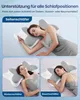 DONAMA Memory Foam Nackenkissen ergonomisch 6 Zonen Produktbild-Vorschau 4