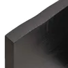 vidaXL Wandregal Dunkelgrau 80x60x(2-4) cm Massivholz Eiche Produktbild-Vorschau 4