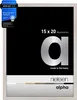nielsen Aluminium Bilderrahmen Alpha, 15x20 cm, Eiche Weiß Produktbild-Vorschau 1