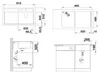 Spüle Blanco ZENAR 5 S 915 x 510 mm anthrazit 523934 Produktbild-Vorschau 11