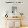 HOMCOM Wandspiegel, 61 x 61 cm, badkamerspiegel met Productafbeelding-voorbeeld 7