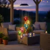 Carillon éolien solaire avec 6 montgolfières colorées, Voir les images du produit 7