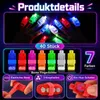 40er Set LED Fingerlichter, bunte Leuchtringe für Party, Produktbild-Vorschau 4