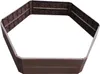 A hexagonal raised garden bed frame, viewed from a slightly elevated diagonal angle. Produktbild-Vorschau