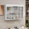 MODFU Armoire Murale Moderne - Meuble Suspendu 3 Portes en Voir les images du produit 3