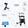 Mobiclinic, rolátor, pomôcka pri chôdzi, ručné brzdy, Náhľad obrázku produktu 2