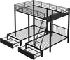 Fortuna Lai Etagenbett 90*2/140x200cm mit Rausfallschutz, Produktbild-Vorschau 5