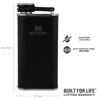 Stanley piersiówka stalowa CLASSIC - MATTE BLACK 0,23L Anteprima dell’immagine prodotto 20