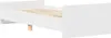 vidaXL Cadre de lit blanc 90x200 cm en bois composite Voir les images du produit 6