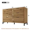 Flieks Kommode mit 6 Schubladen, Sideboard Produktbild-Vorschau 4