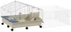 Kleintierkäfig 2-Ebenen mit Balkon, Nagerkäfig Produktbild-Vorschau 3