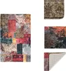 vidaXL Teppich Waschbar Patchwork 80x150 cm Mehrfarbig Produktbild-Vorschau 1