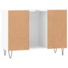 vidaXL Armadietto da bagno bianco 80x33x60 cm Materiale a Anteprima dell’immagine prodotto 8