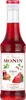 A bottle of Monin strawberry syrup against a white background. Podgląd zdjęcia produktu