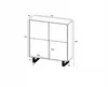 Loft Kommode TV Eiche Wotan Apollo 4D Loft Style Modern Produktbild-Vorschau 5