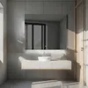 Badspiegel mit LED Beleuchtung 50x60 cm Ivy - Vertikal Produktbild-Vorschau 4