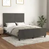 vidaXL Bettgestell mit Kopfteil Dunkelgrau 140x190 cm Samt Produktbild-Vorschau 11