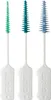 Three interdental brushes are arranged vertically against a white background. Voir les images du produit