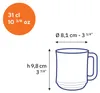 Lys - Tasse en verre Bleu Marine 31 cl (Lot de 6) Voir les images du produit 3