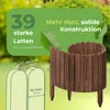 be4nature Flexible Holz Beeteinfassung 20 x 200 cm Produktbild-Vorschau 6