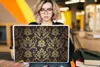 MuchoWow® Laptop Aufkleber Sticker Cover Blumen - Licht - Produktbild-Vorschau 5
