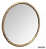 FineBuy Wandspiegel 60 cm Metall Design Hängespiegel Gold Produktbild-Vorschau 6