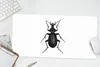 MuchoWow® Mauspad Mousepad Schwarz und weiß - Käfer - Produktbild-Vorschau 5