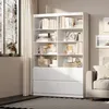 BEALIFE Scaffalatura 120x34x180 cm con 4 cassetti | MDF con Anteprima dell’immagine prodotto 9