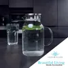 Intirilife Karaffe mit Filter in KLAR - 1,8l Krug aus Glas Produktbild-Vorschau 2