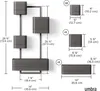 Umbra 1018767-040, Květináč, Nástěnný, ABS, Polypropylen Náhled obrázku produktu 13