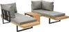 greemotion Gartenlounge-Set Lana Lounge-Set Beige-Holz / Produktbild-Vorschau 4