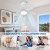 AIORBER Ventilateur de plafond moderne avec éclairage LED, Voir les images du produit 5