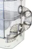 A close-up view of a clear plastic hamster cage with attached clear plastic tubes. Anteprima dell’immagine prodotto
