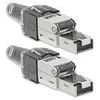 Netzwerkstecker Cat7 CAT 7 RJ45 Stecker 2x Steckverbinder Produktbild-Vorschau 13