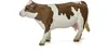 Schleich Farm World Fleckvieh-Kuh, Spielfigur Produktbild-Vorschau 3