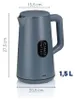 kela  Wasserkocher Santos 1,5 L dunkelgrau LED-Display Produktbild-Vorschau 2