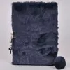 Agenda en peluche à cadenas Stitch bleu marine Voir les images du produit 3
