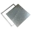 Kanalschacht Riffel Schachtdeckel mit Rahmen 70 x 70cm Produktbild-Vorschau 1